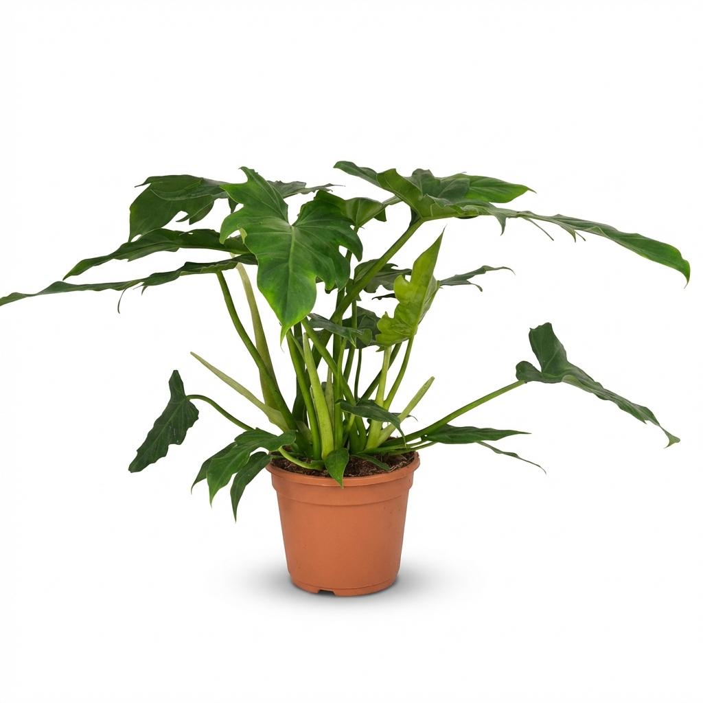 Indoor Plant - Philodendron - Philodendron Lacerum - Green - Low Maintenance - 1 Plant - Pot 19cm - Height 65cm