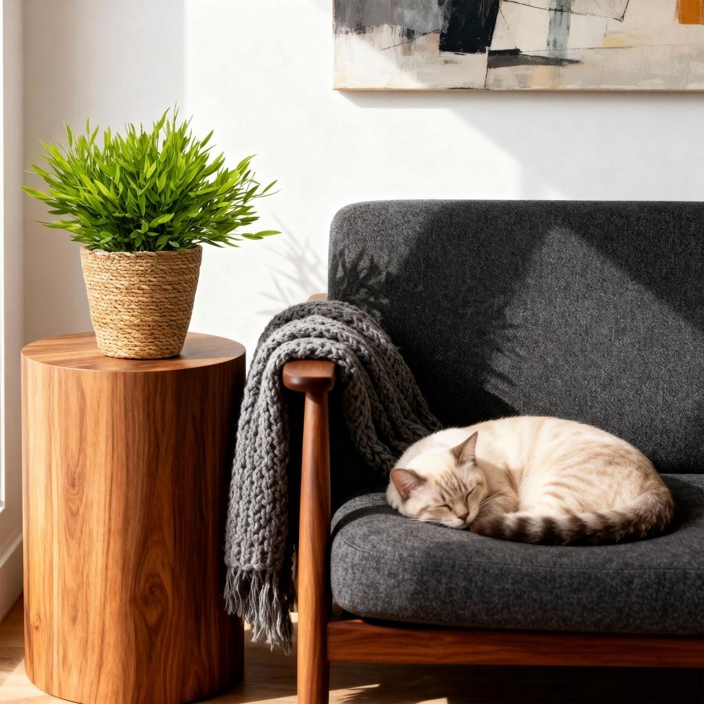 Houseplant - Bamusa Pogonatherum Monica - Bamboo Grass - Pet-Friendly Plant - Green - 1 Plant - with Basket - Pot 12cm - Height 20cm